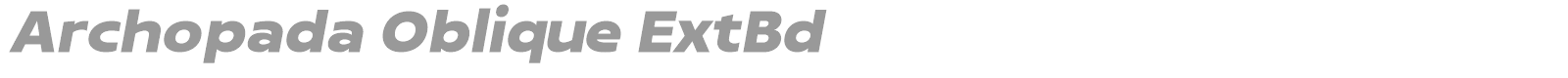 Archopada font preview